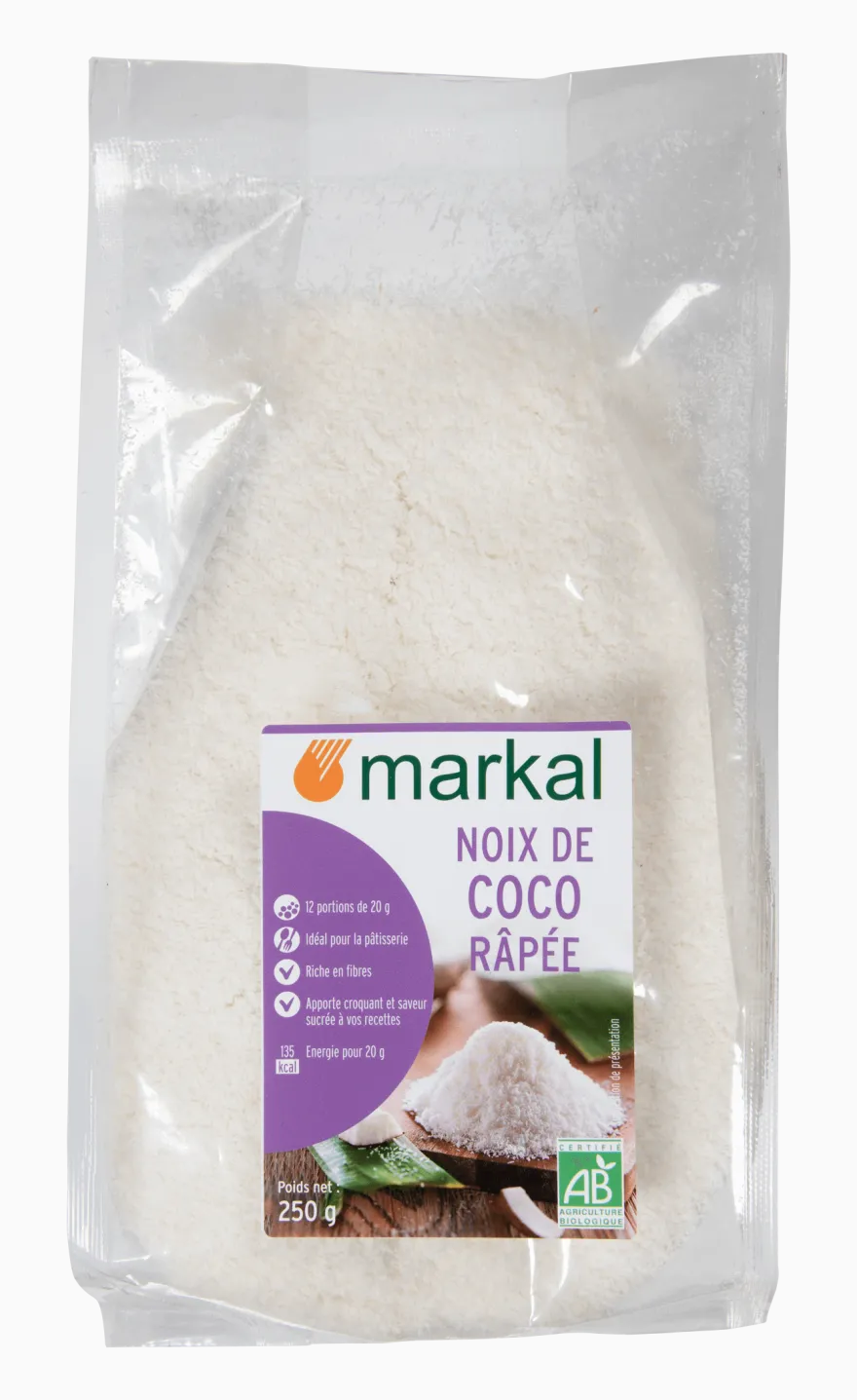 Markal Kokos Geraspt Bio (250 gr)