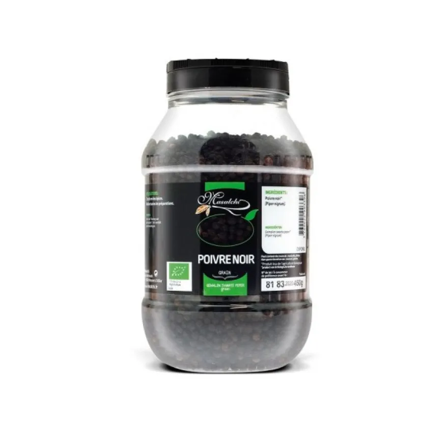 Masalchi Peperkorrels Zwart Bio (450 gr)
