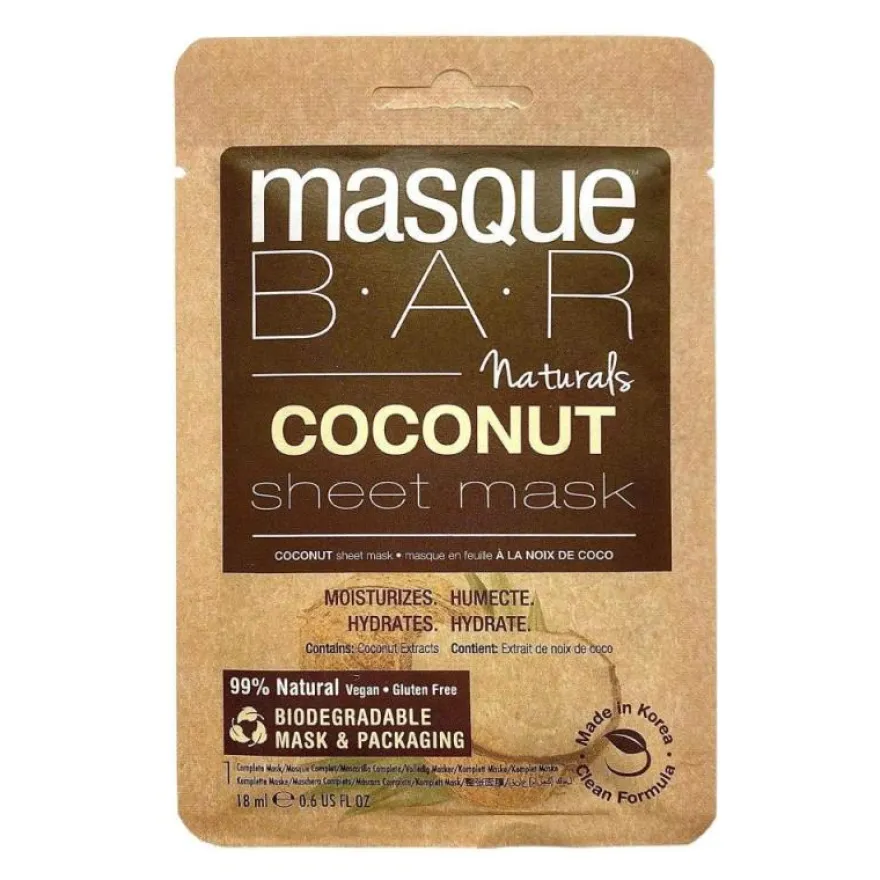 Masquebar Mask Sheet Naturals Coconut (18 ml)