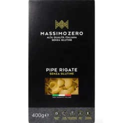 Massimo Zero Pipe Rigate Glutenvrij (400 gr)