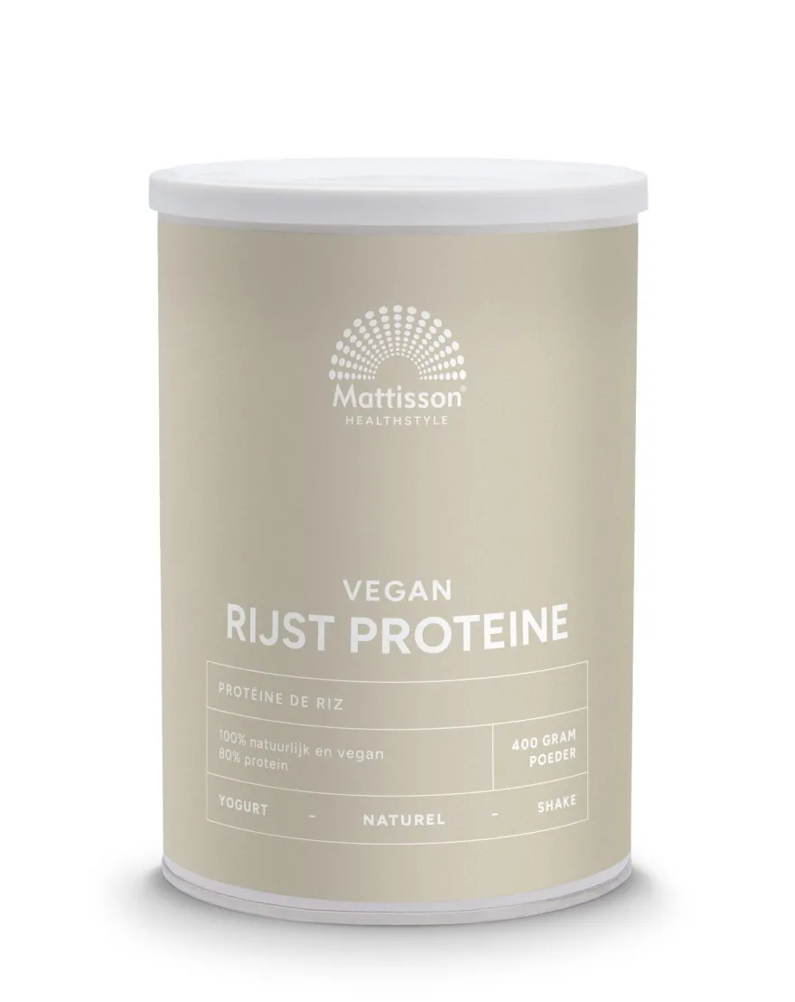 Mattisson Absolute Rijst Proteine Poeder Vegan 80% (400 gr)