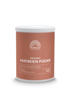 Mattisson Biologische Aardbeien Poeder Gevriesdroogd (125 gr)