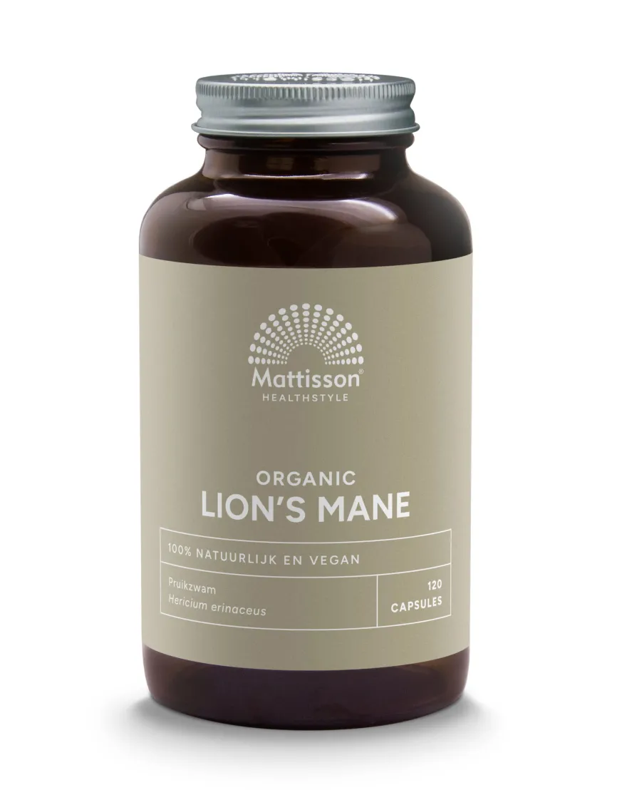 Mattisson Biologische Lion’S Mane 500Mg (120 capsules)