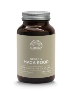 Mattisson Biologische Rode Maca 750Mg (90 capsules)