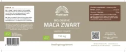 Mattisson Biologische Zwarte Maca 750Mg (90 capsules)