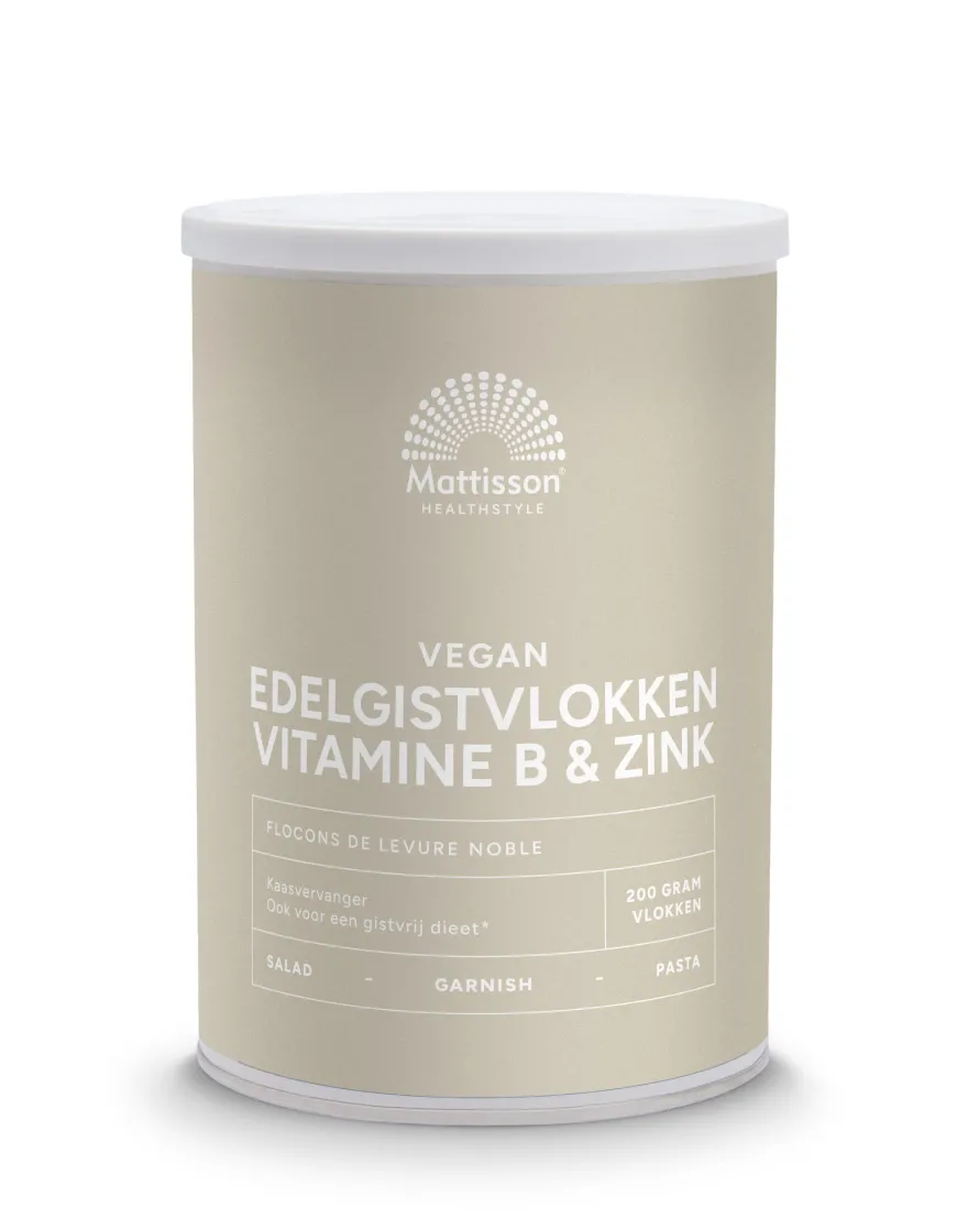 Mattisson Edelgistvlokken Vitamine B12 + Zink (200 gr)