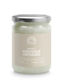 Mattisson Kokosnootolie Geurloos Bio (500 gr)