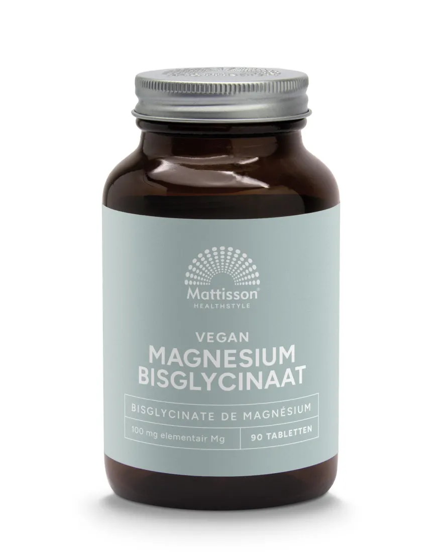 Mattisson Magnesium Bisglycinaat 100Mg Taurine (90 tabletten)