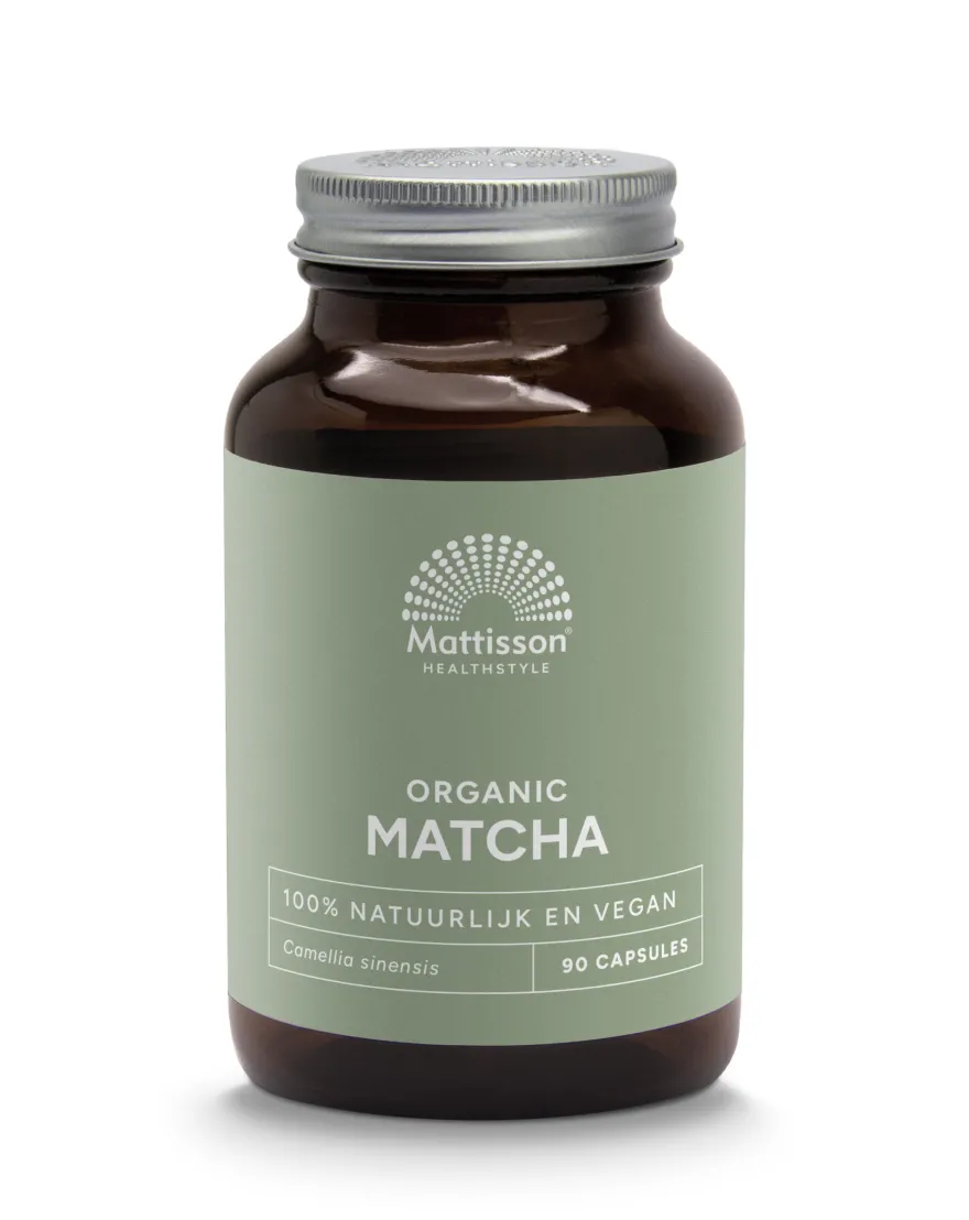 Mattisson Matcha 500Mg Camillia Sinensis Bio (90 vega capsules)