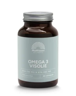 Mattisson Omega 3 Visolie 1000mg DHA 230 mg & EPA 455 mg (60 tabletten)