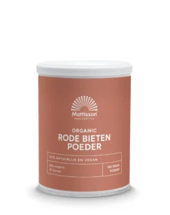 Mattisson Rode Bieten Poeder – Beta Vulgaris Biologisch (125 gr)