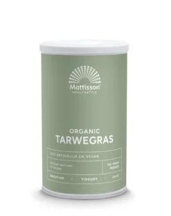 Mattisson Tarwegras Wheatgrass Poeder Raw Bio (125 gr)