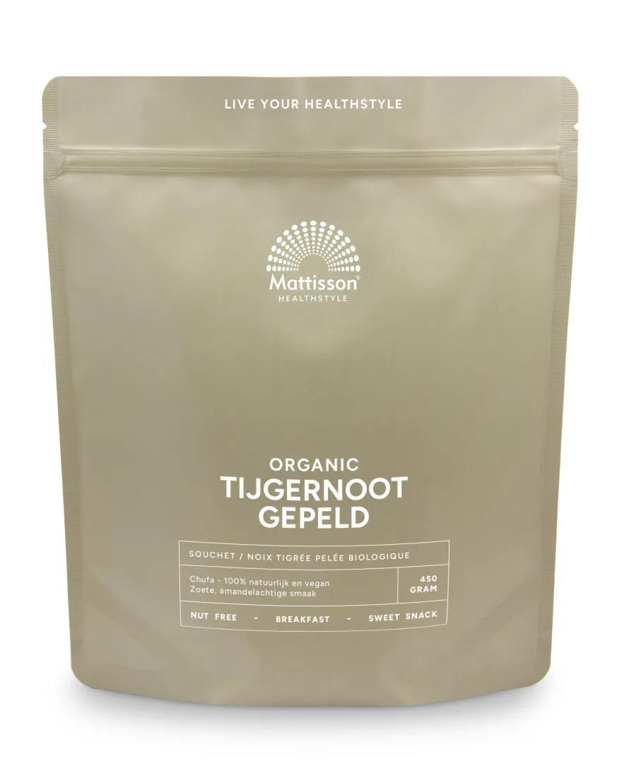 Mattisson Tijgernoot Chufa Gepeld Bio (450 gr)