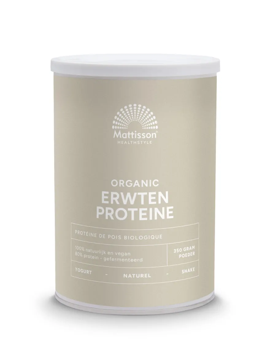 Mattisson Vegan Erwten Proteine 80% Bio (350 gr)