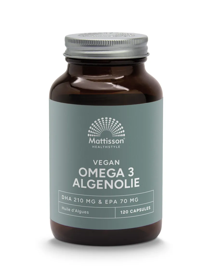 Mattisson Vegan Omega-3 Algenolie Dha 210Mg Epa 70Mg (120 vega capsules)