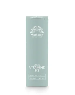 Mattisson Vitamine D3 Baby & Kind 10Mcg Vegan Druppels (25 ml)