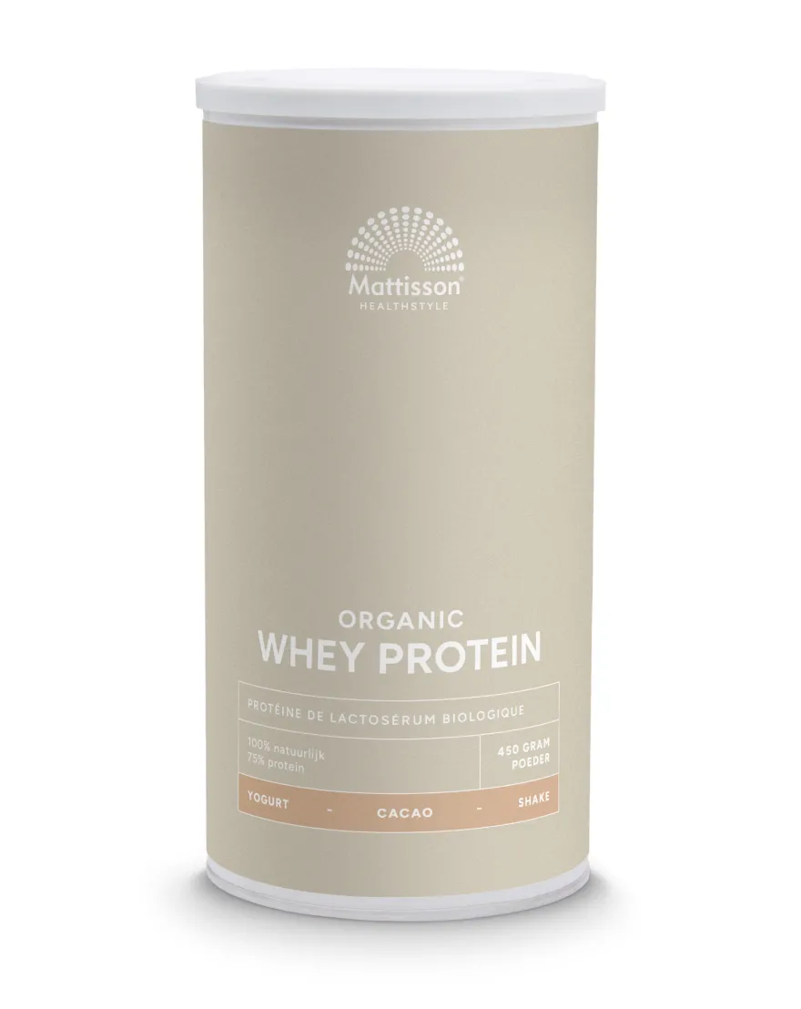 Mattisson Wei Whey Proteine Cacao 75% Bio (450 gr)