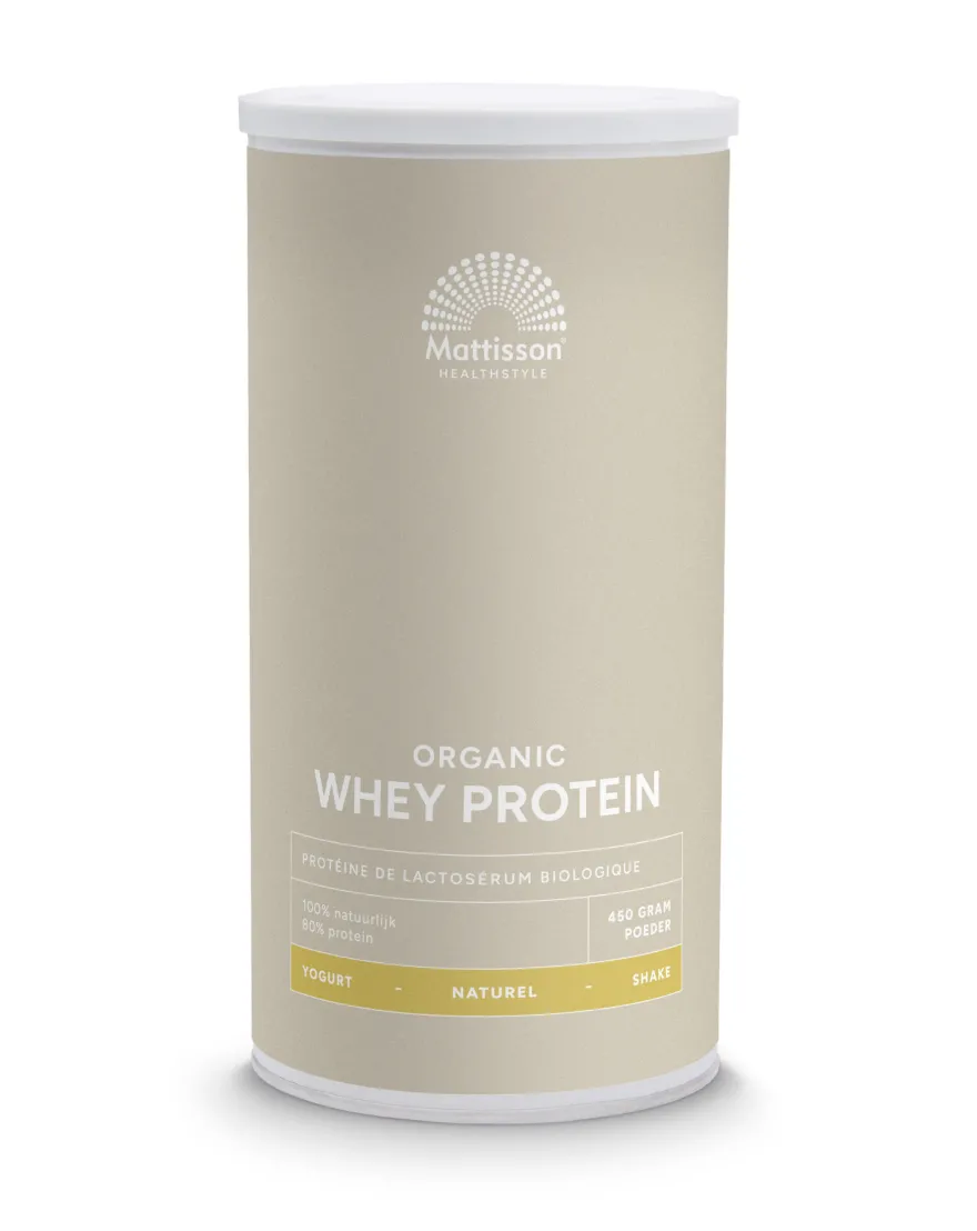 Mattisson Wei Whey Proteine Naturel 80% Bio (450 gr)