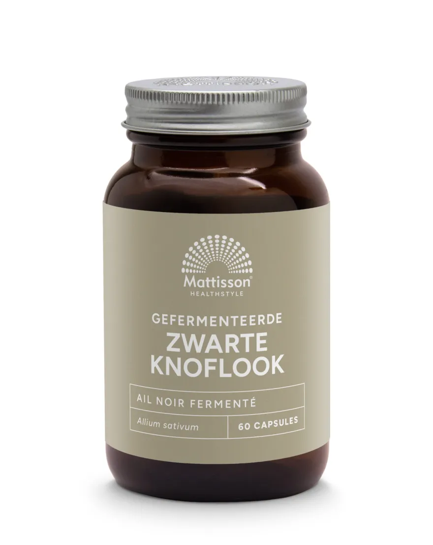 Mattisson Zwarte Knoflook Extract Gefermenteerd ABG10 (60 capsules)