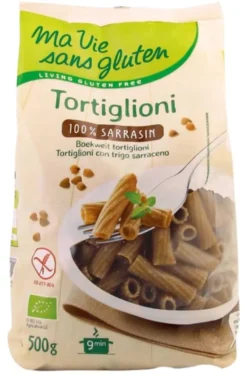 Ma Vie Sans Gluten Tortiglioni Pasta Van Boekweit Glutenvrij Bio (500 gr)