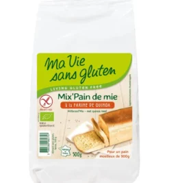 Ma Vie Sans Gluten Wit Broodmix Met Quinomeel Bio Glutenvrij (500 gr)