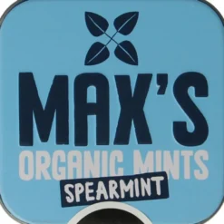Max Mints Spearmint Blikje Vierkant Bio (35 gr)