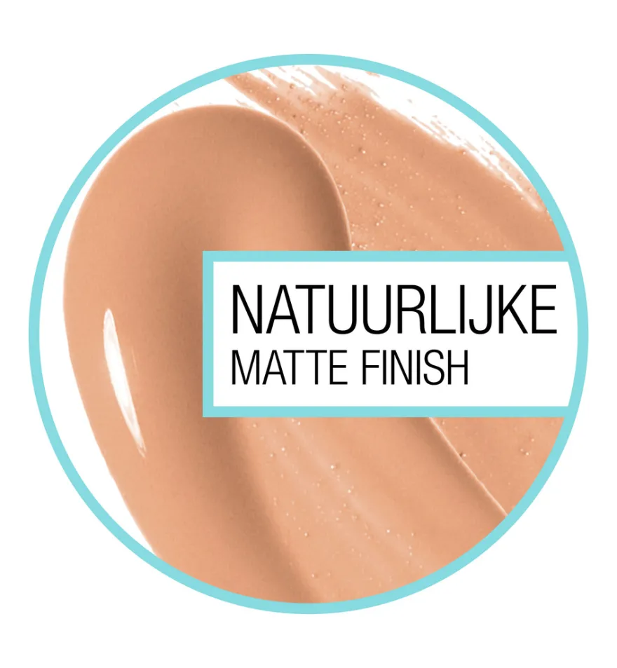 Maybelline New York Fit Me matte & poreless foundation 102 fair ivory (1 stuk)