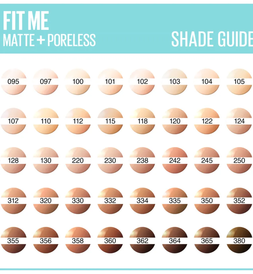 Maybelline New York Fit Me matte & poreless foundation 102 fair ivory (1 stuk)