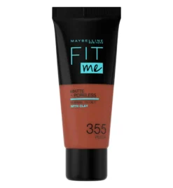 Maybelline New York Fit Me Matte & Poreless Foundation 355 Pecan (1 stuk)