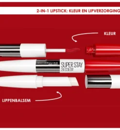 Maybelline New York Superstay 24H 510 Nu Red Passion (1 stuk)