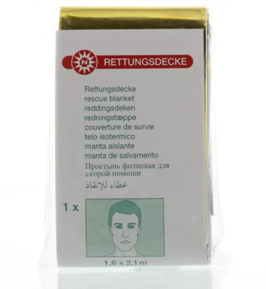 Medzorg Reddingsdeken Goud/Zilver 160X210 (1 stuk)