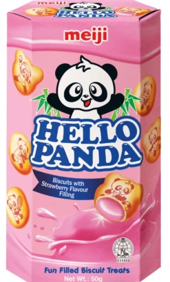 Meiji Hello Panda Aardbei Koekjes (50 gr)