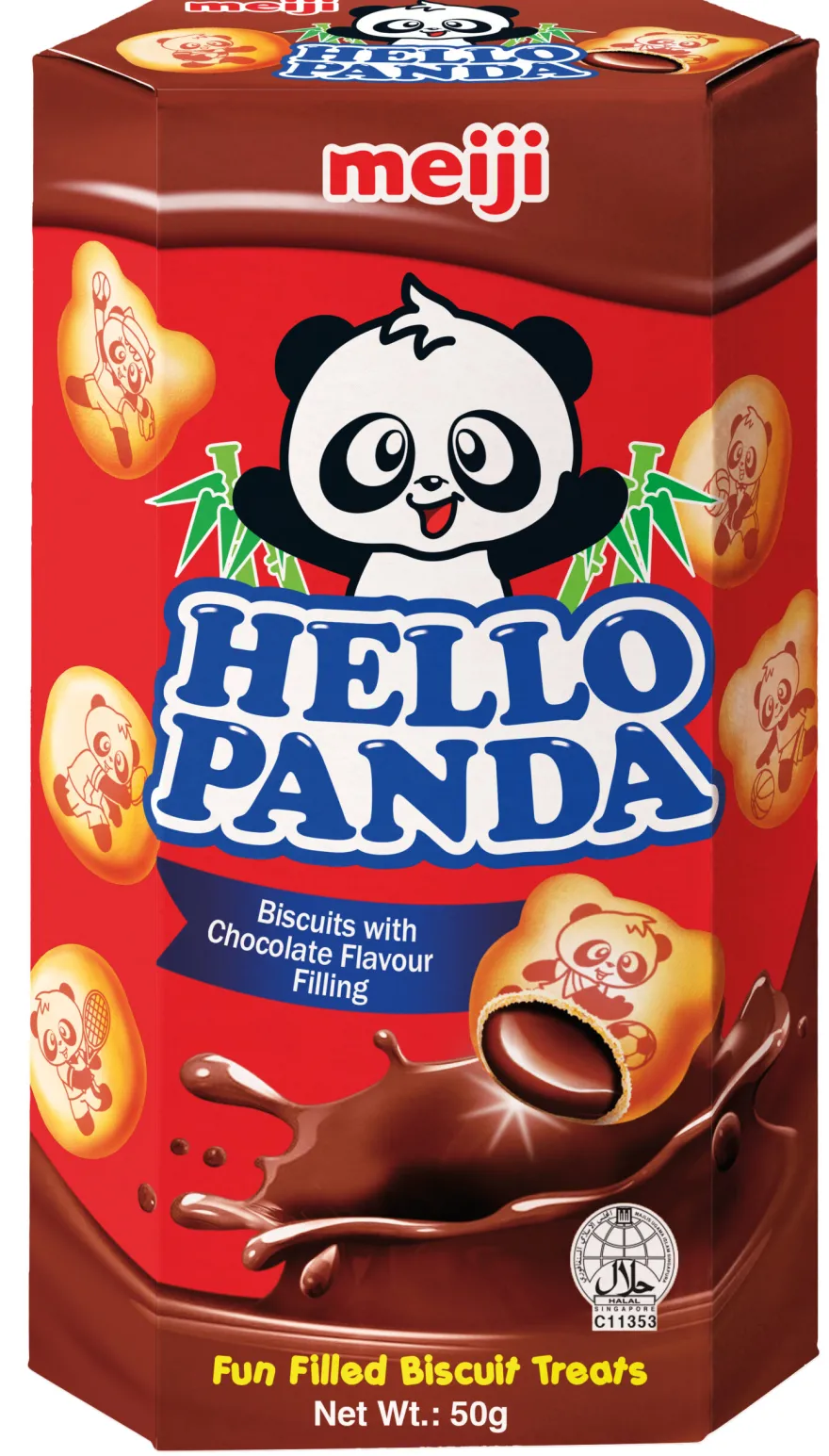 Meiji Hello Panda Chocolade Koekjes (50 gr)