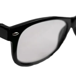 Melleson Leesbril wayfarer glans zwart +3.00 (1 stuk)