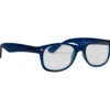 Melleson Leesbril wayfarer mat blauw +3.00 (1 stuk)