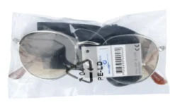Melleson Optics Melleson Zonnebril rond Zilver (1 stuk)