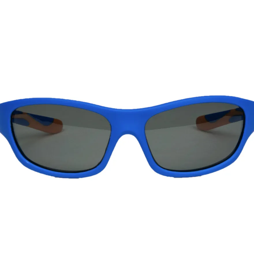 Melleson Zonnebril junior 3 – 8 jaar blauw oranje (1 stuk)