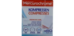 Mercurochrome Kompressen 5x5cm (60 stuks)