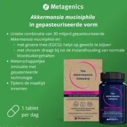 Metagenics Akkermansia Gewichtscontrole V2 (30 tabletten)
