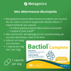 Metagenics Bactiol Complete Capsules (30 capsules)