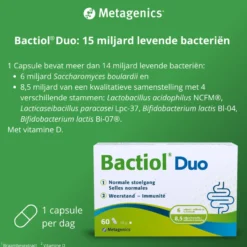 Metagenics Bactiol Duo Nf (60 capsules)