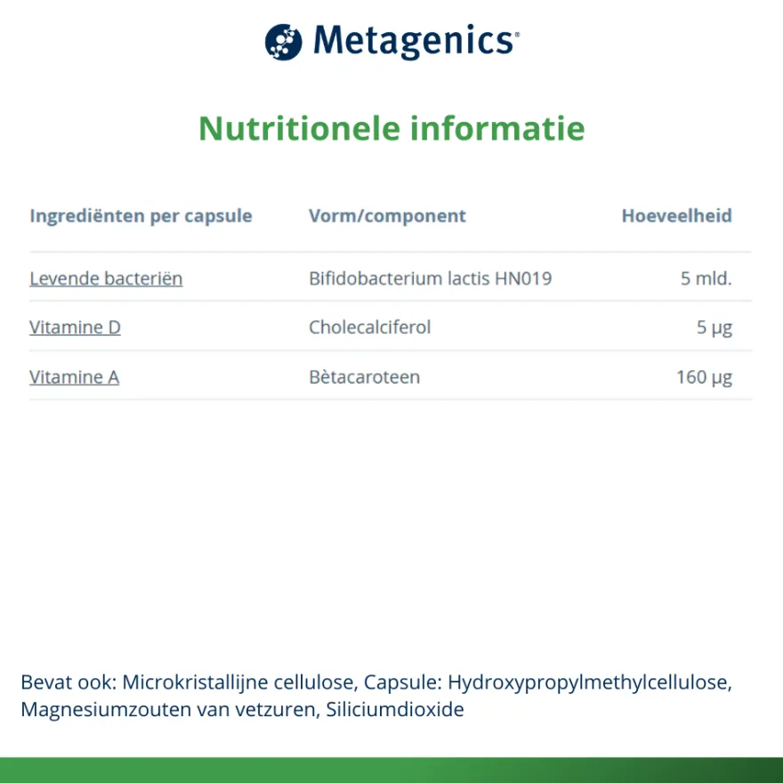 Metagenics Bactiol Easy NF (60 capsules)