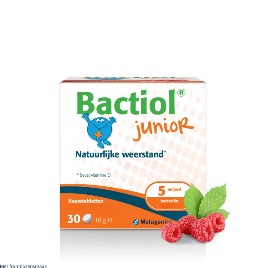 Metagenics Bactiol Junior Chew (30 kauwtabletten)
