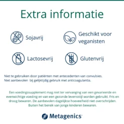 Metagenics Ginkgo Biloba (90 tabletten)