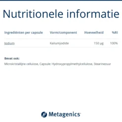 Metagenics Jodium NF (120 capsules)
