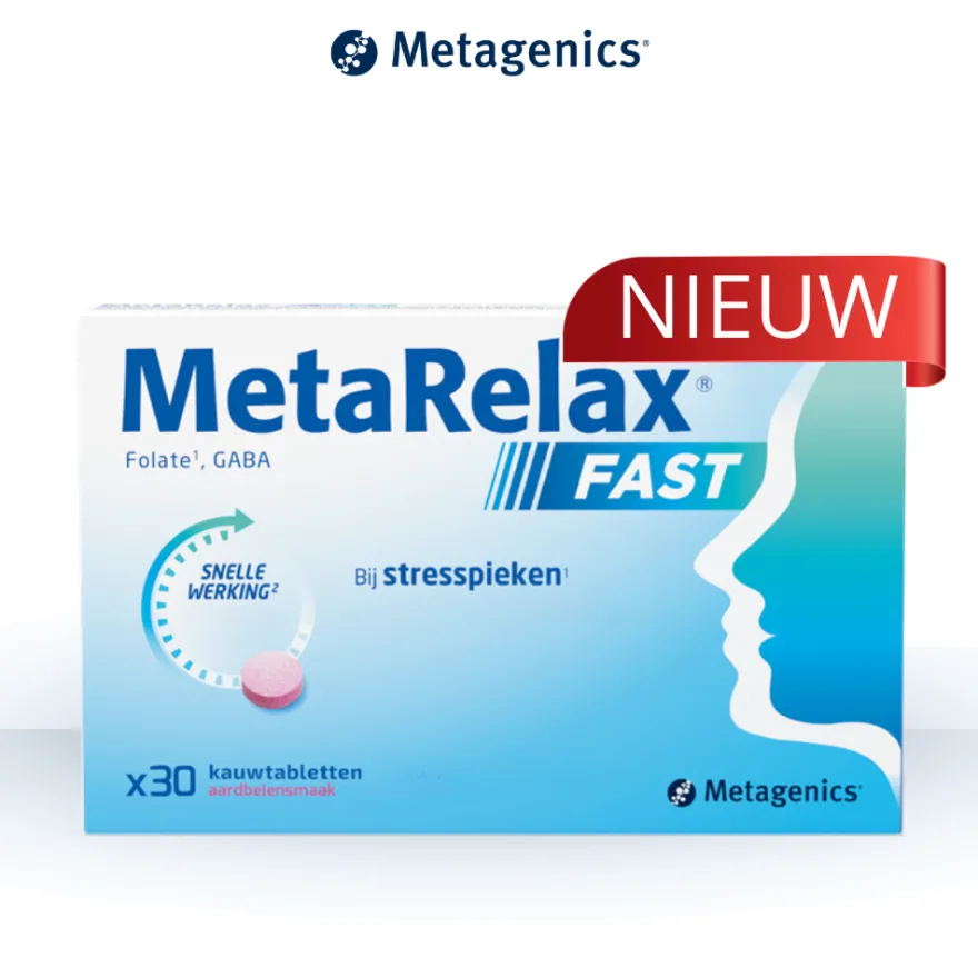 Metagenics Metarelax Fast Kauwtabletten (30 kauwtabletten)