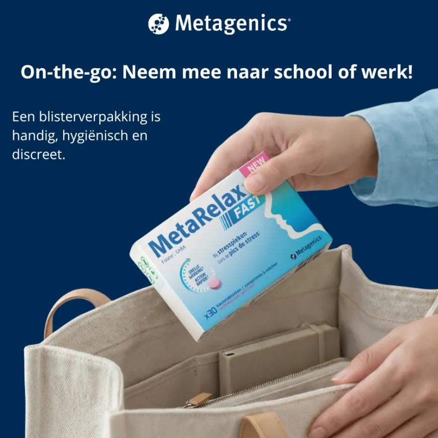 Metagenics Metarelax Fast Kauwtabletten (30 kauwtabletten)