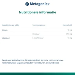 Metagenics Metasilicium (45 tabletten)