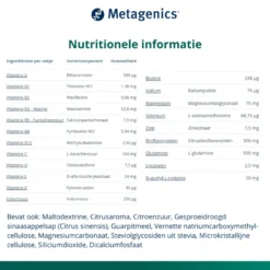 Metagenics MultiGenics Ado NF (30 zakjes)