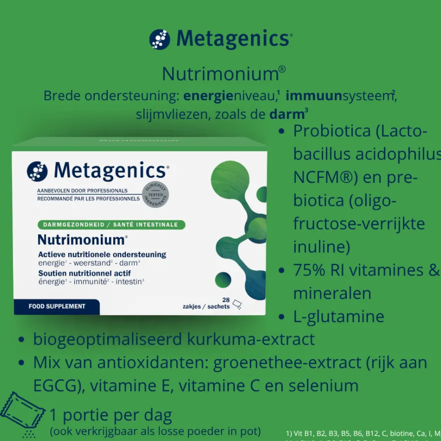 Metagenics Nutrimonium Original (28 zakjes)